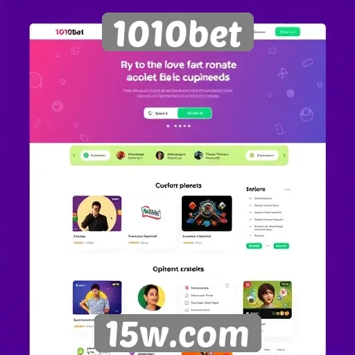 A evolução do design do site 1010bet